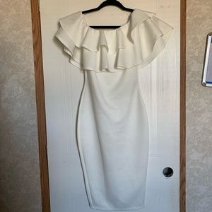 Boohoo Off the Shoulder Dress